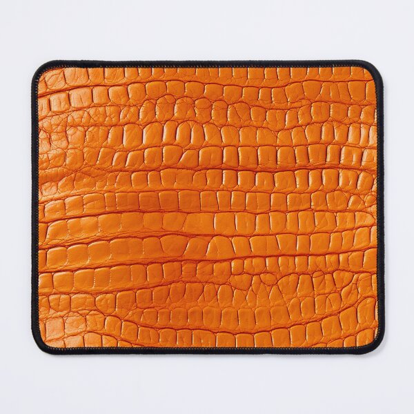 Item preview, Glossy Rounded Crocodile Scale Orange Leather Photo Texture designed and sold by DigitaICraft.