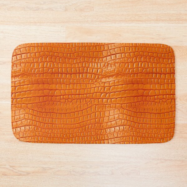 Item preview, Glossy Rounded Crocodile Scale Orange Leather Photo Texture designed and sold by DigitaICraft.