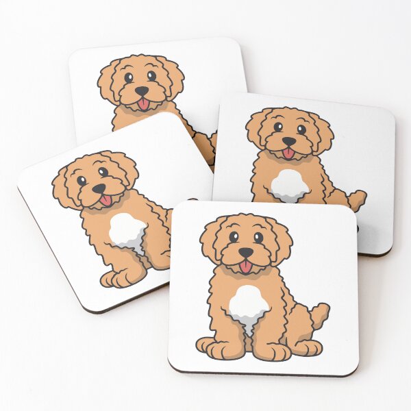 Item preview, Cute Fluffy Golden Doodle Puppy designed and sold by febesl.