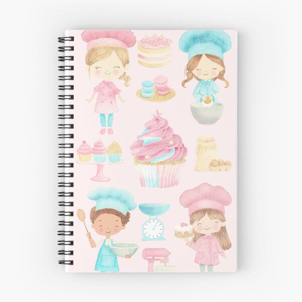 Item preview, Little Chefs - pink designed and sold by Wild Thistle Art.