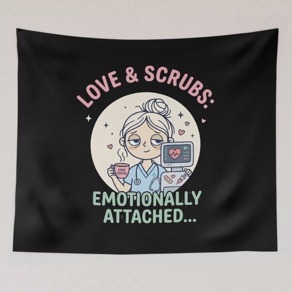 Item preview, Funny Introvert Nurse Coffee No Talking - Socially Drained Healthcare Worker Gift designed and sold by Im-Ara.