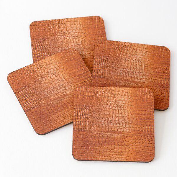 Item preview, Burnt Orange Glossy Crocodile Scale Leather Photo Texture designed and sold by DigitaICraft.