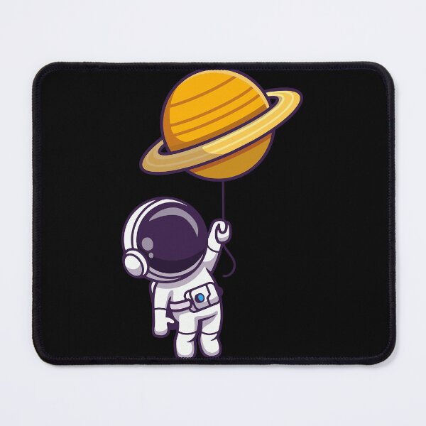 Item preview, Astronaut Holding Saturn Planet Balloon designed and sold by febesl.