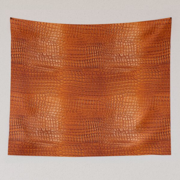 Item preview, Burnt Orange Glossy Crocodile Scale Leather Photo Texture designed and sold by DigitaICraft.