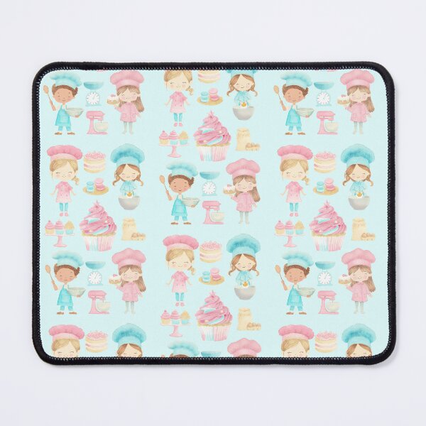 Item preview, Little Chefs - blue designed and sold by Wild Thistle Art.