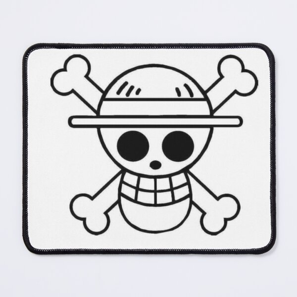 Item preview, The Captain's Promise: Minimalist Straw Hat Jolly Roger designed and sold by ScrubsNStrokes.