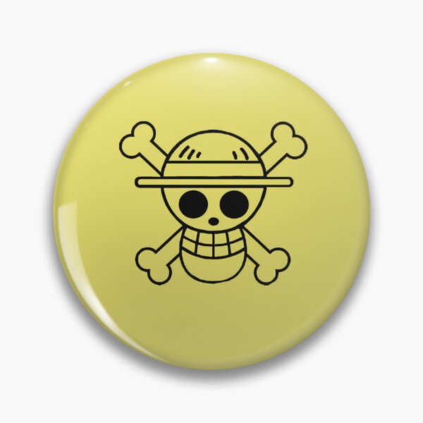 Item preview, The Captain's Promise: Minimalist Straw Hat Jolly Roger designed and sold by ScrubsNStrokes.