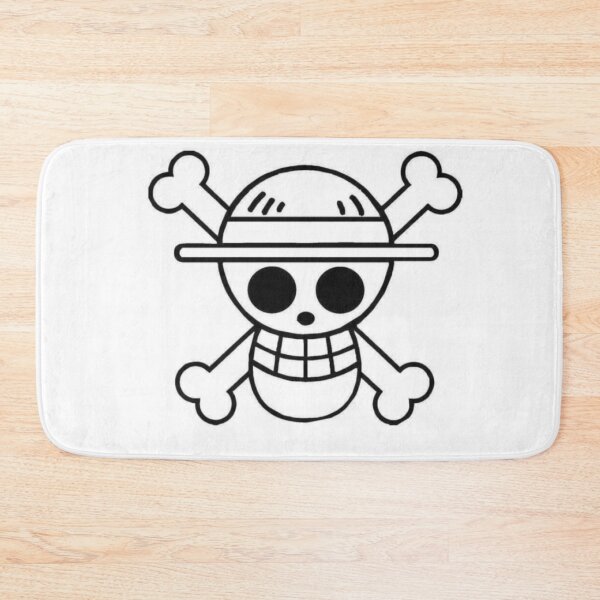 Item preview, The Captain's Promise: Minimalist Straw Hat Jolly Roger designed and sold by ScrubsNStrokes.