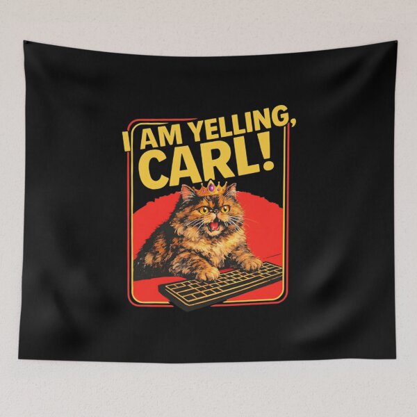 Item preview, I Am Yelling, Carl! - Donut The Cat - Princess Donut  - Dungeon Crawler Carl designed and sold by AnitaVibes.