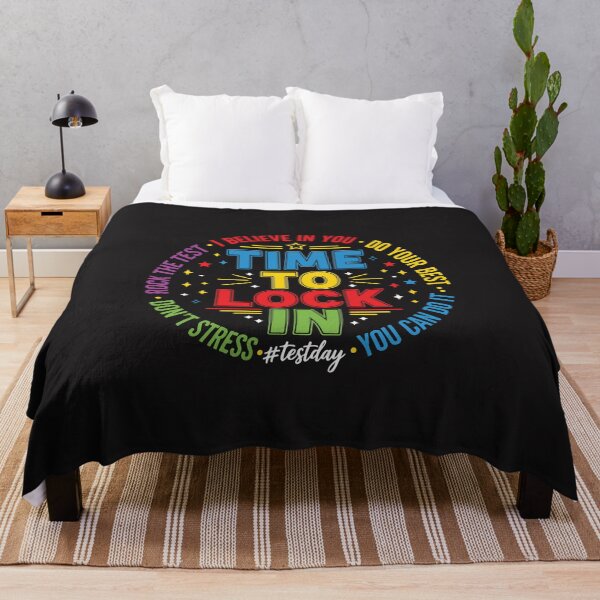 Item preview, Time to Lock In Rock the Test Don’t Stress Test Day Teacher Student Motivation designed and sold by kiralynstration.