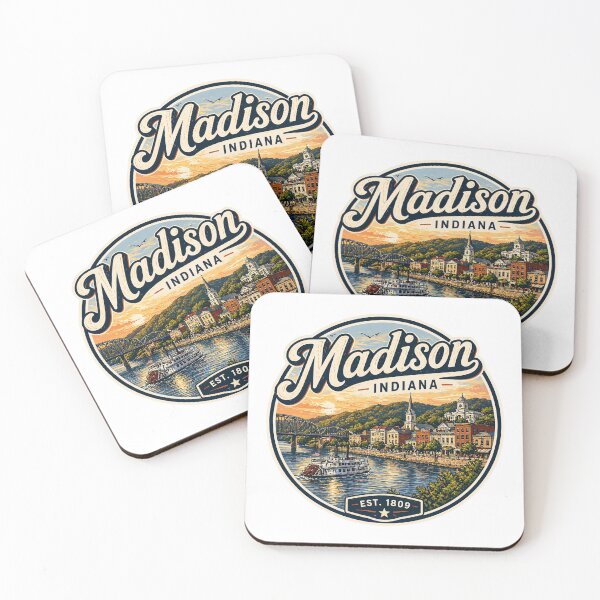 Artikelvorschau, Madison City in Indiana entworfen und verkauft von PamLeeDesign.
