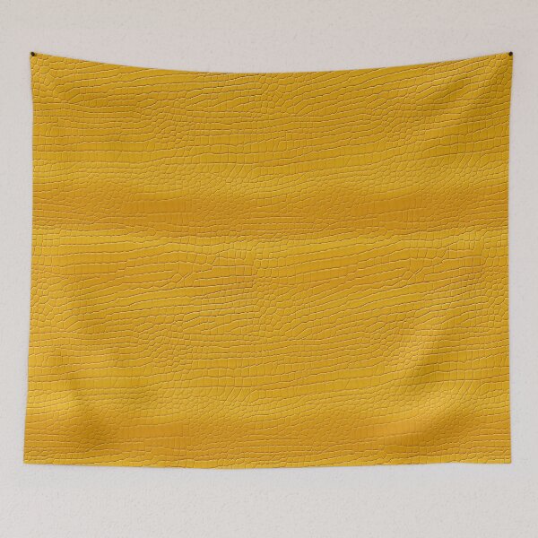 Item preview, Flat Croc Scale Mustard Yellow Leather Photo Texture designed and sold by DigitaICraft.