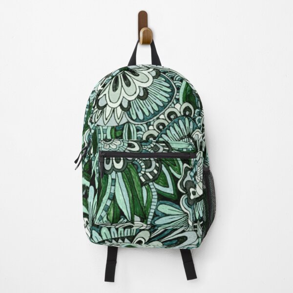 Item preview, Flower Garden - Green designed and sold by Wild Thistle Art.