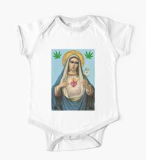 Funny ThugLife Virgin Mary art One Piece - Short Sleeve