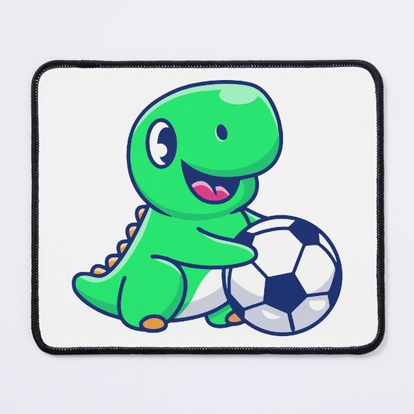 Item preview, Cute Dinosaur Playing Soccer Football designed and sold by febesl.
