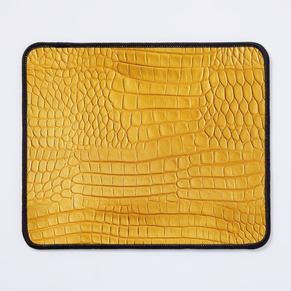 Item preview, Mixed Croc Scale Mustard Yellow Leather Photo Texture designed and sold by DigitaICraft.