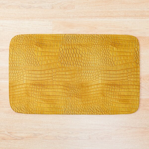 Item preview, Mixed Croc Scale Mustard Yellow Leather Photo Texture designed and sold by DigitaICraft.