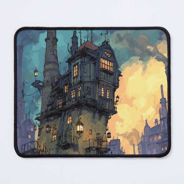 Item preview, Victorian Steam Outpost - Steampunk Cityscape designed and sold by bapupa.