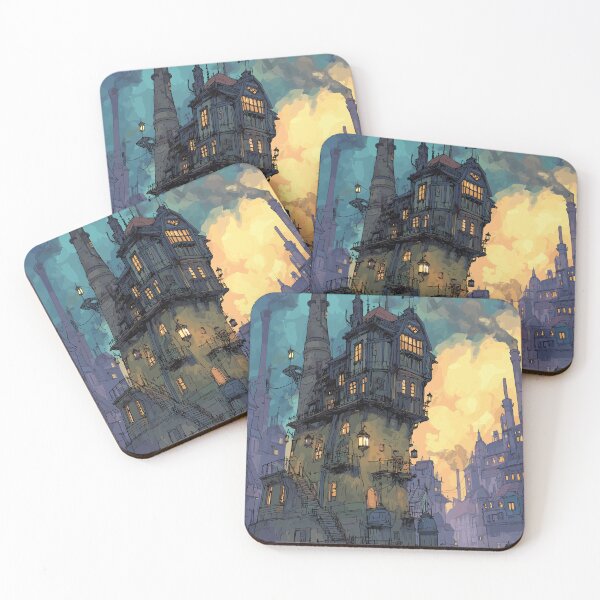 Item preview, Victorian Steam Outpost - Steampunk Cityscape designed and sold by bapupa.