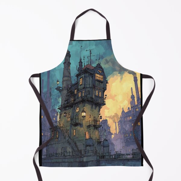 Item preview, Victorian Steam Outpost - Steampunk Cityscape designed and sold by bapupa.