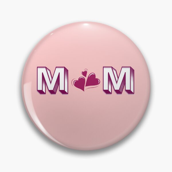 Item preview, MOM Heart Typography Gift | Bold Mom Print | Mother's Day T-Shirt Gift | Mom Wall Art | Unique Mother's Day Present designed and sold by TheQuotecrafted.