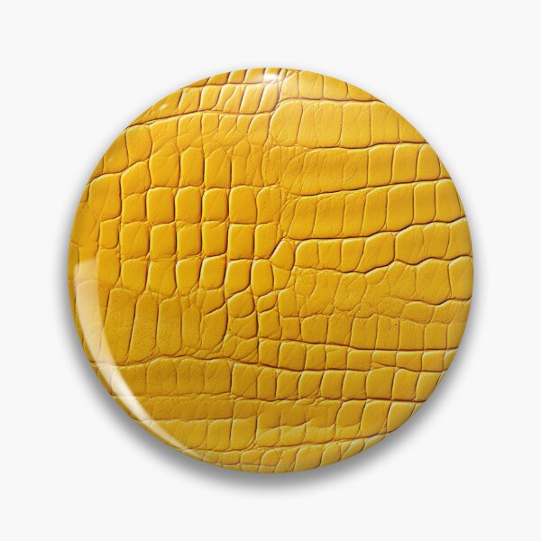 Item preview, Rounded Croc Scale Mustard Yellow Leather Photo Texture designed and sold by DigitaICraft.