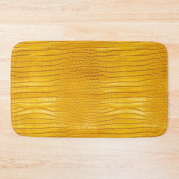 Item preview, Bold Raised Croc Scale Mustard Yellow Leather Photo Texture designed and sold by DigitaICraft.