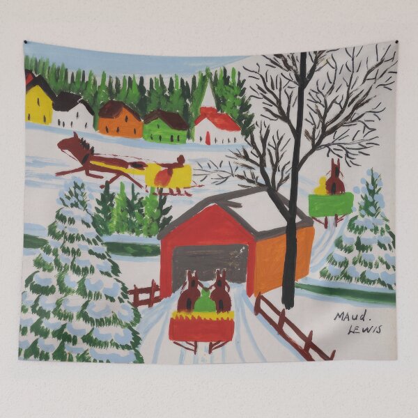 Item preview, Maud Lewis (45) - Maud Lewis - Folk Art Paintings - Nova Scotia Artist - Canadian Folk Art - Maud Lewis Gallery - Maud Lewis Prints  designed and sold by GabyDAlessandro.