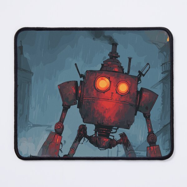 Item preview, Rainy Railway Automaton - Steampunk Robot designed and sold by bapupa.