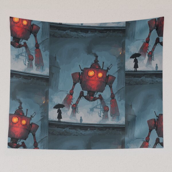 Item preview, Rainy Railway Automaton - Steampunk Robot designed and sold by bapupa.