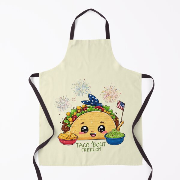 Item preview, Taco 'Bout Freedom Patriotic Taco with Bandana 4th of July Design designed and sold by BoxofMoments.