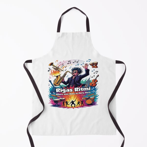 Item preview, Rigas Ritmi Jazz Festival T-Shirt – Saxophone Player Party Graphic Tee, Colorful Music Festival Shirt, Jazz Goes Party Hard Design designed and sold by Sushikidsntoddlers.
