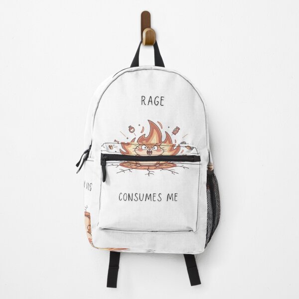 Item preview, Rage Consumes Me Funny Hamster Fire T-Shirt Chaotic Little Creatures designed and sold by Panom Suavichien.