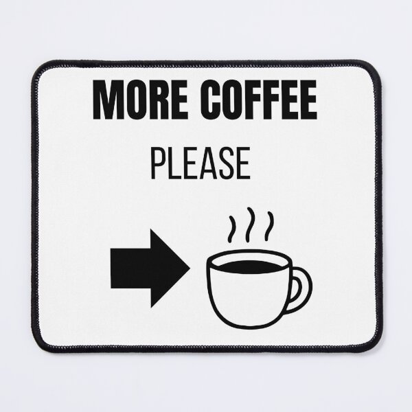 Item preview, More Coffee Please Funny Coffee Lover Minimalist T-Shirt designed and sold by VioletCreatives.