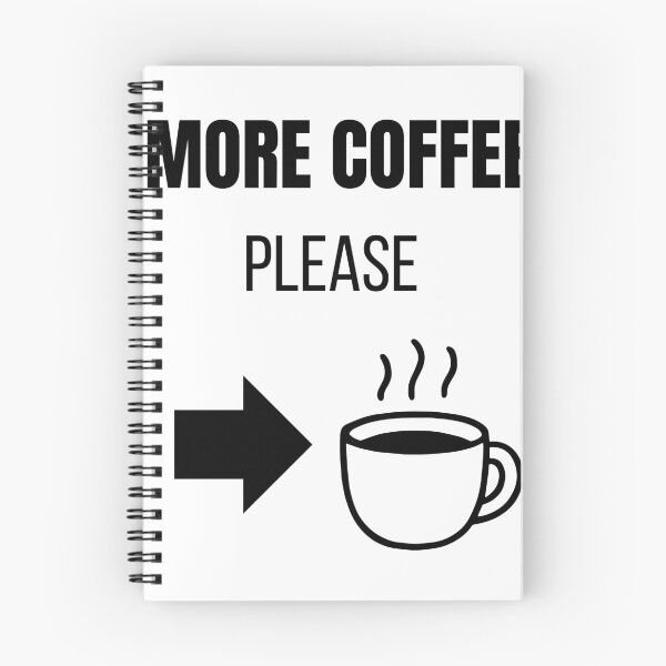 Item preview, More Coffee Please Funny Coffee Lover Minimalist T-Shirt designed and sold by VioletCreatives.