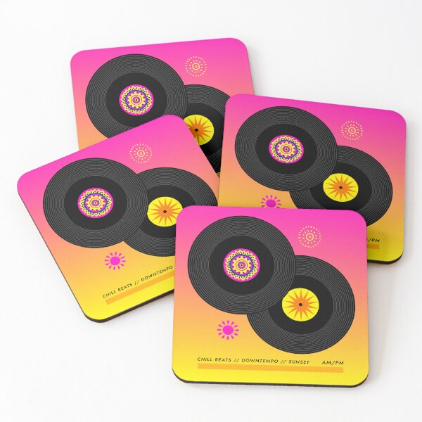 Item preview, Ibiza chill art sunrise sunset design vinyl collector designed and sold by findlost.