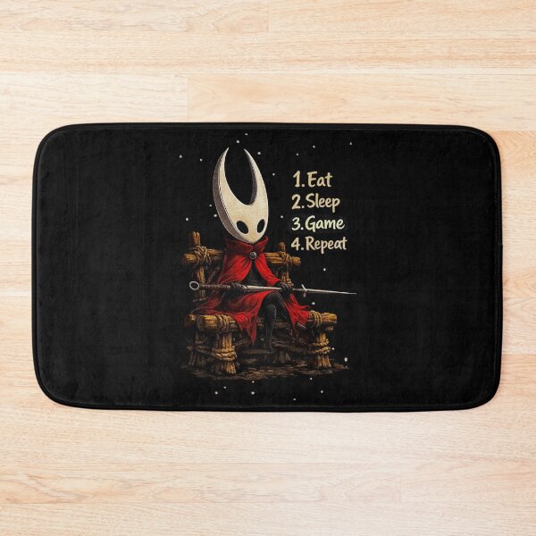 Item preview, Knight's Gaming Throne – Eat Sleep Game Repeat Hollow Knight Style designed and sold by Lukasz Kobylka.