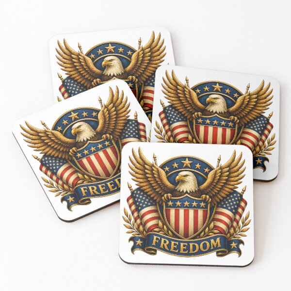 Item preview, 250 Anniversary of the USA - Freedom Eagle - Patriotic American Emblem Design designed and sold by Collins Design.
