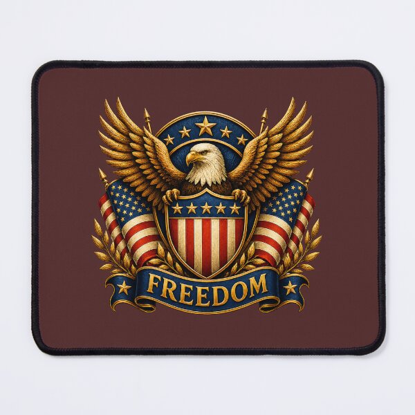 Item preview, 250 Anniversary of the USA - Freedom Eagle - Patriotic American Emblem Design designed and sold by Collins Design.