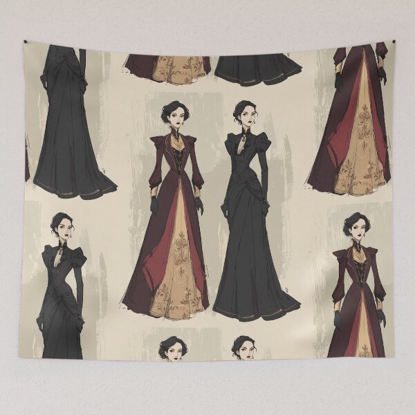 Item preview, Formal Victorian Mourning Couture designed and sold by bapupa.