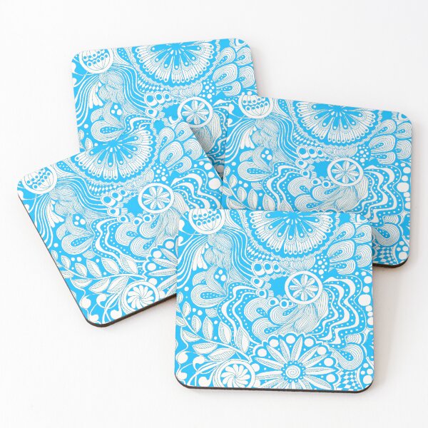 Item preview, Abundance - turquoise designed and sold by Wild Thistle Art.
