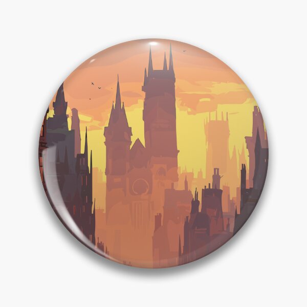 Item preview, Golden Hour Over Old London - Victorian Steampunk City designed and sold by bapupa.