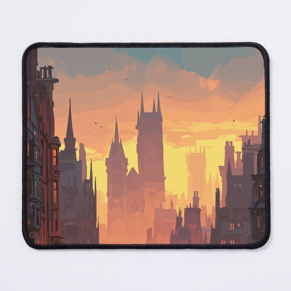 Item preview, Golden Hour Over Old London - Victorian Steampunk City designed and sold by bapupa.