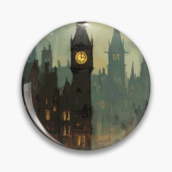 Item preview, Midnight Fog at Big Ben - Victorian Steampunk City designed and sold by bapupa.