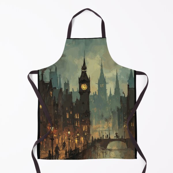 Item preview, Midnight Fog at Big Ben - Victorian Steampunk City designed and sold by bapupa.