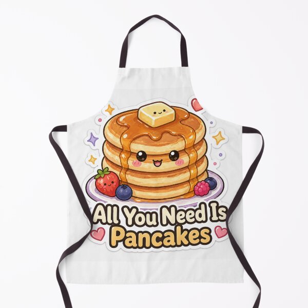 Item preview, All You Need Is Pancakes Sticker – Cute Breakfast Stack designed and sold by InkWanderStudio.
