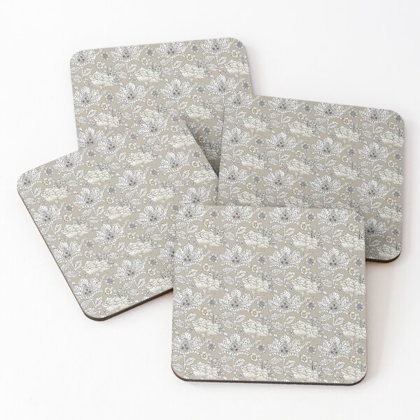 Item preview, William Morris 'Windrush' inspired SMALL pattern - mushroom designed and sold by Wild Thistle Art.