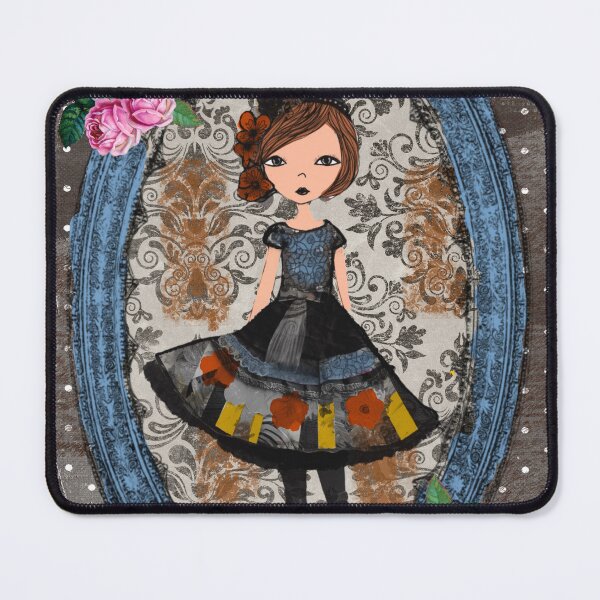 Item preview, The Azure Stripe Portrait designed and sold by artbydonyale.
