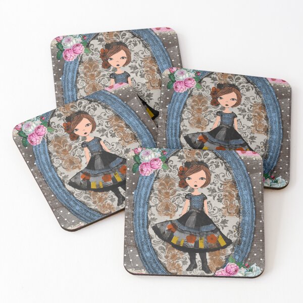 Item preview, The Azure Stripe Portrait designed and sold by artbydonyale.