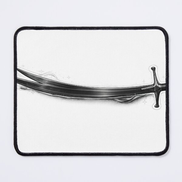Item preview, Black Zulfiqar Sword Minimal Design designed and sold by rajaansariT.